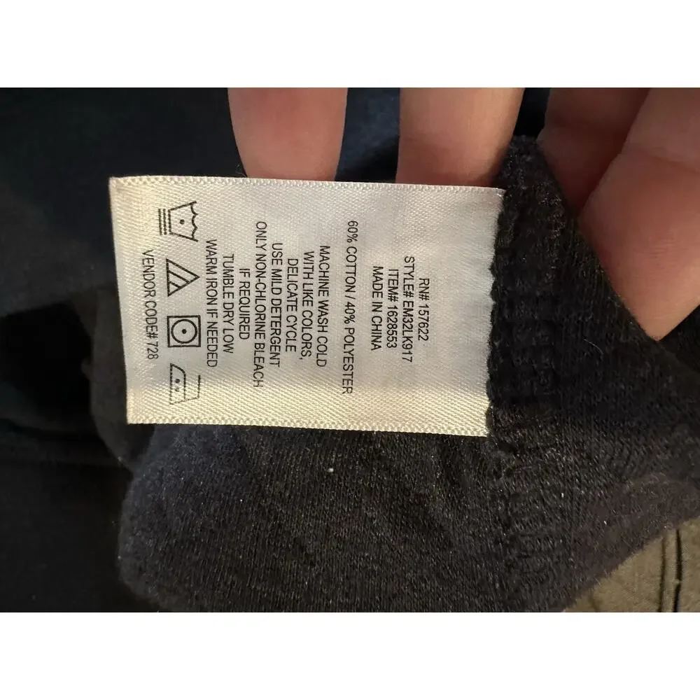Eddie Bauer XXL Men Pullover 1/4 Snap Neck Textured Sweatshirt Sweater 37-9